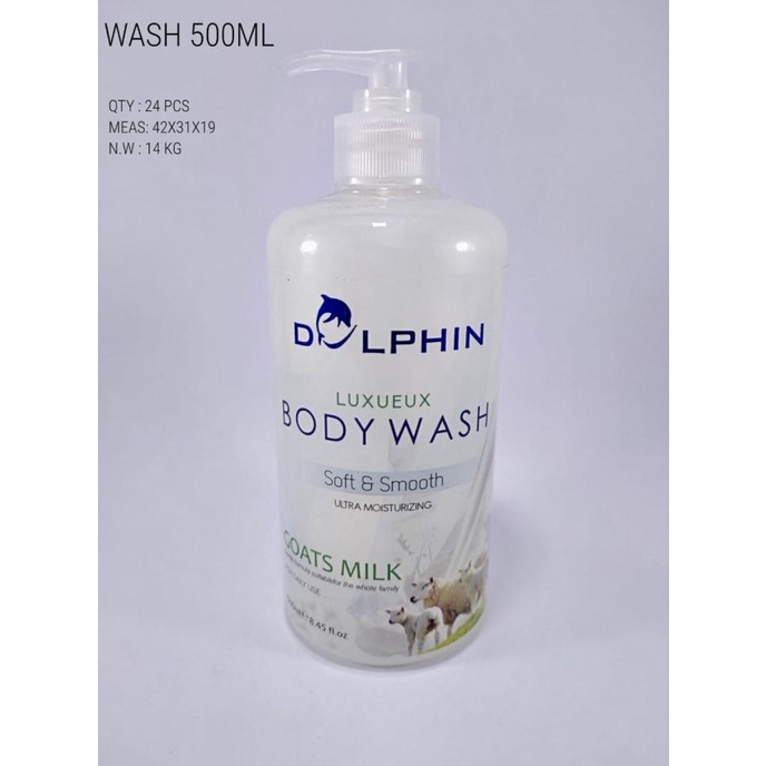 PROMO SERU [COD] DOLPHIN Body Wash 500ml ORIGINAL 100%