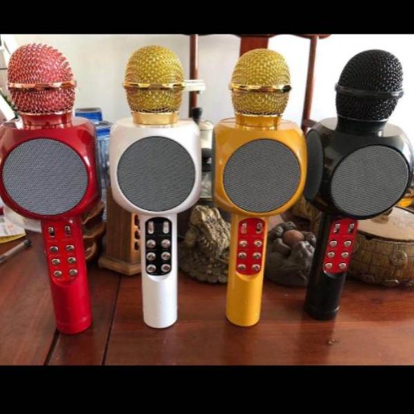 ぎ Mic bluetooth WS 1816 / speaker wireless mic smule ws 1816 disco / mic karaoke WS1816 TERBARU 924 