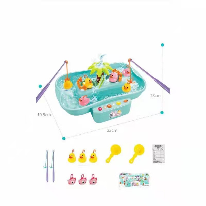Mainan anak Pancing Ikan Bebek Mainan Air Ada MUSIK / Mainan Pancingan Ikan GO FISHING /mainan anakk