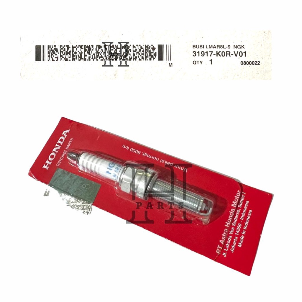 BUSI SPARK PLUG LMAR8L-9 NGK ADV VARIO 160 E:HEV,PCX 160 K1Z 31917-K0R-V01 ASLI ORIGINAL AHM HGP HONDA