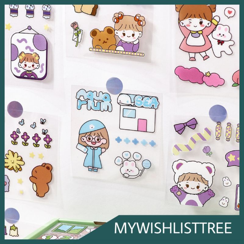 

STIKER AESTHETIC ISI 1Lembar / STIKER JURNAL / STIKER LUCU UNTUK HIAS BUKU / STIKER MINI MURAH READY