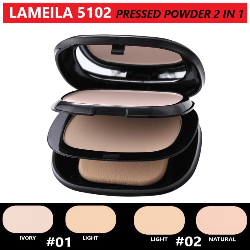 LAMEILA 5102 POWDER CAKE BEDAK PADAT 2 LAYER