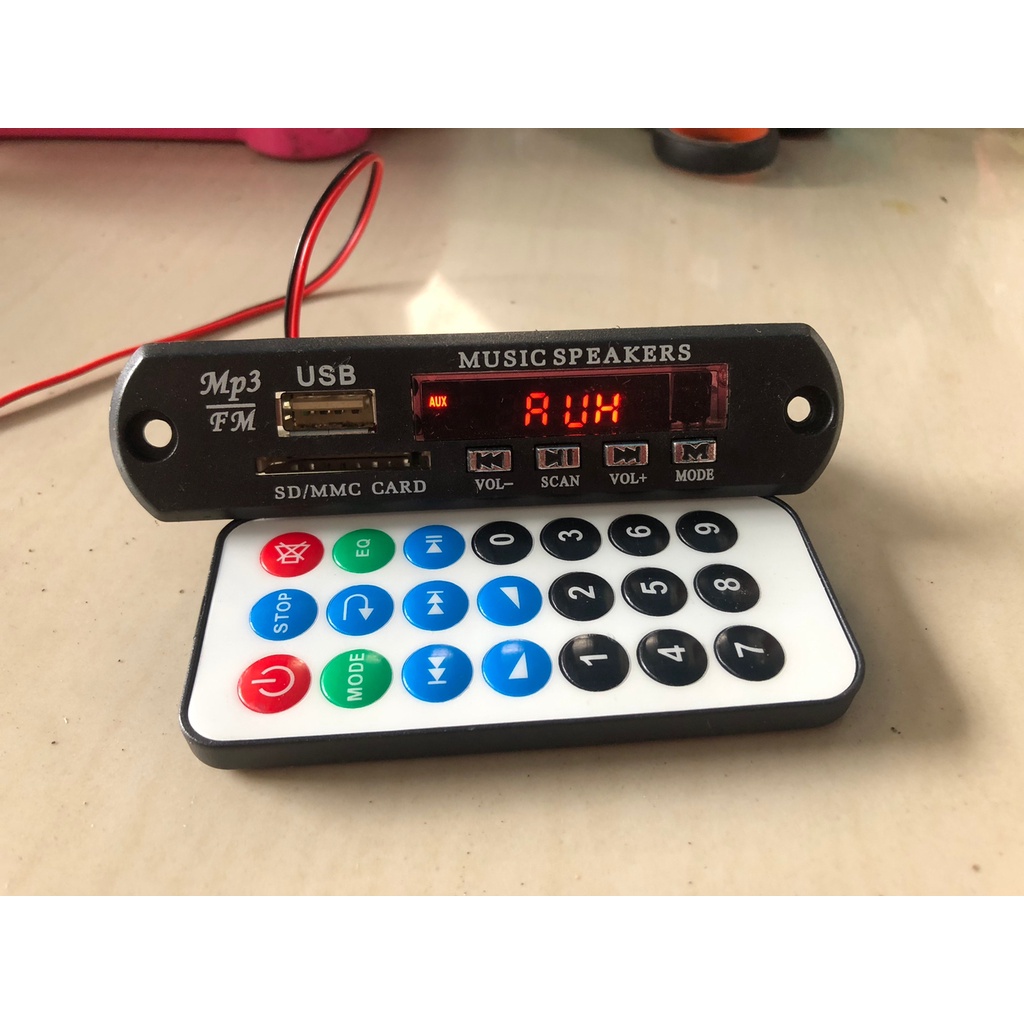 MODUL MODULE MP3 PLAYER RADIO NON BLUETOOTH TAMPILAN DISPLAY LCD 5V 6V 12V CODE 03