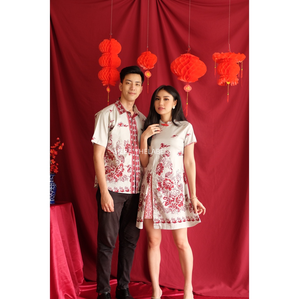 Isvara Batik Cheongsam Chinese New Year - (Men Short-Elera-Jenna-Kora-Amia-Mila-Amber-Kina)