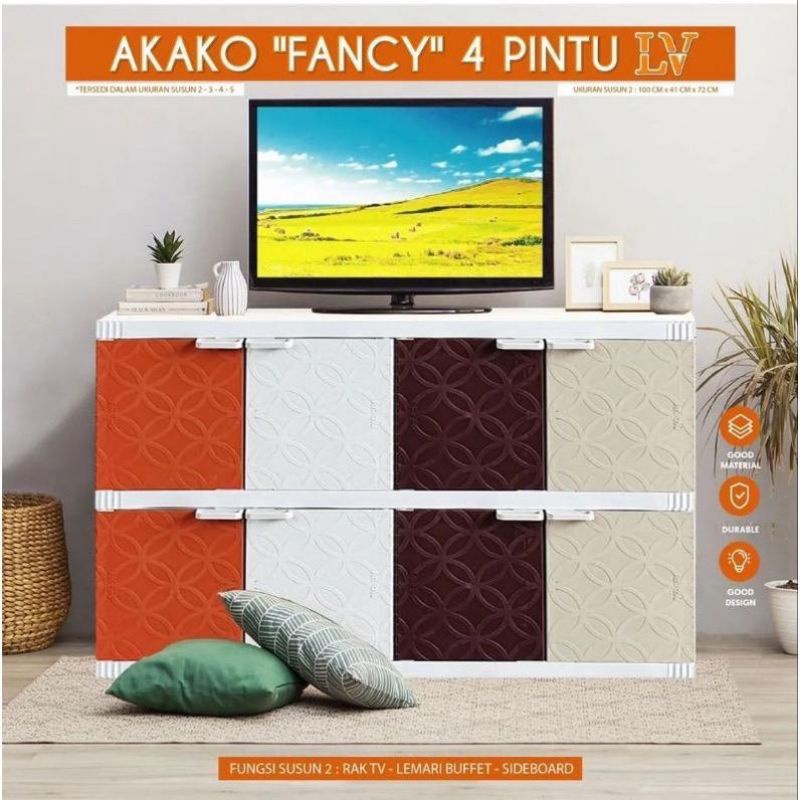 LEMARI / RAK SERBAGUNA AKAKO FANCY SUSUN 2