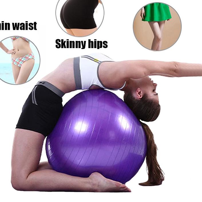 Palla Fitness Pilates Edifit - Antiscivolo, Antiesplosione, Con Gonfiatore, Per Yoga E Allenamento - Foto 9