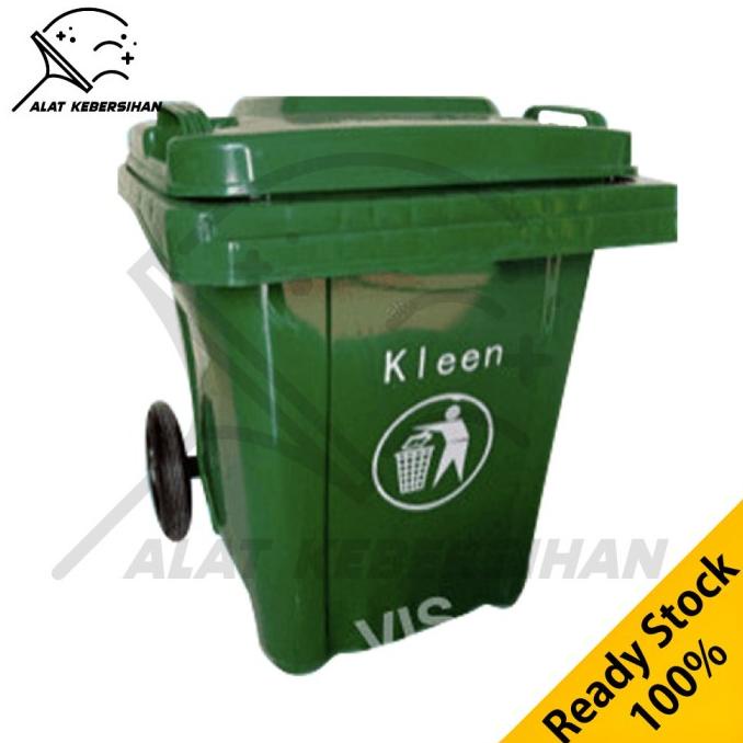 Tempat Sampah / Tong Sampah Plastik 60 L Dengan Roda ( Dustbin )
