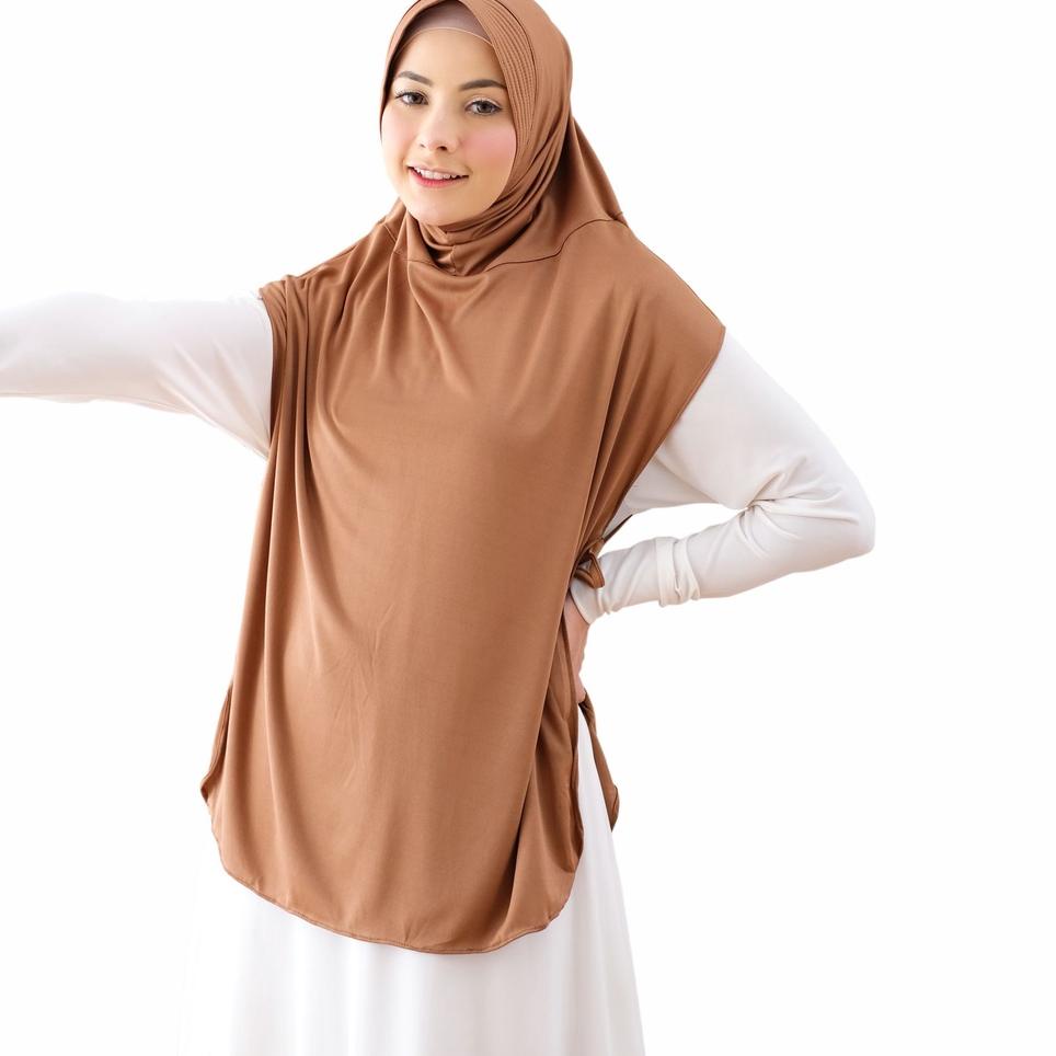 "TRA.11De22d" Jilbab Sporty Hijab Instan Sport / Jilbab Olahraga muslimah Ukuran super Jumbo XXL Mod