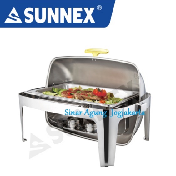 SUNNEX ROLLTOP CHAFING DISH KOTAK FULLSIZE 8.5 liter