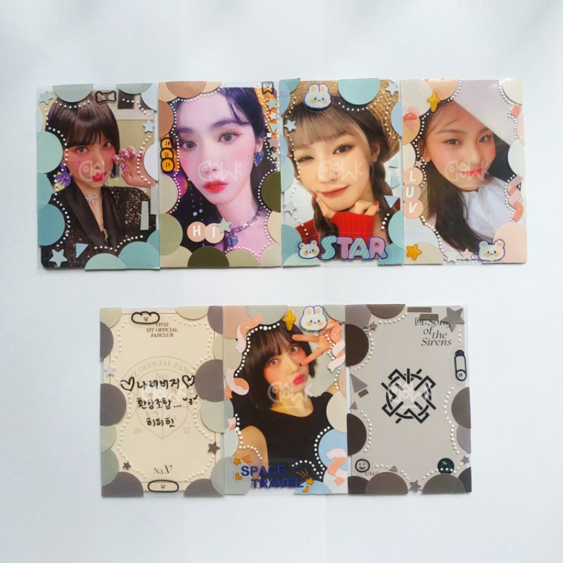 [READY STOCK] INNER SLEEVE PHOTOCARD DECO