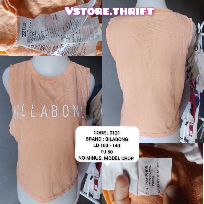 PRELOVED / THRIFT | BILLABONG TANKTOP ATASAN ORIGINAL BRAND