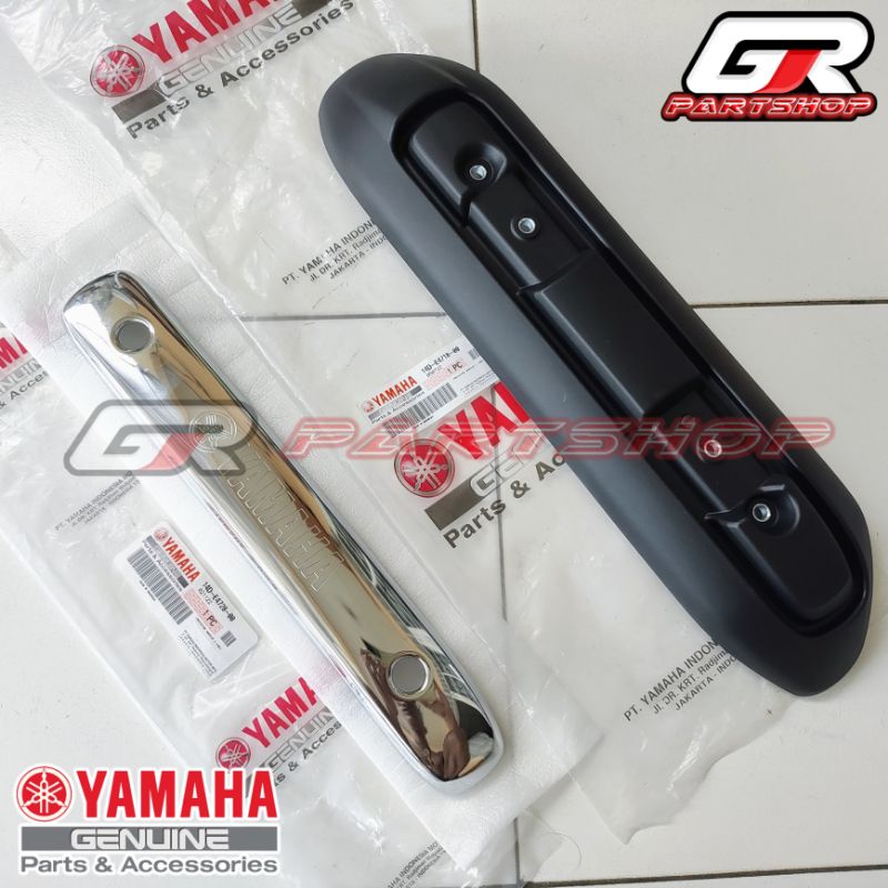 cover knalpot mio smile soul fino ori ygp original yamaha tameng kenalpot