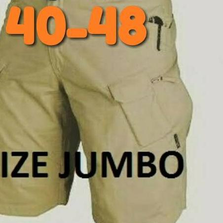 Diskon✔️(BIG SIZE/ SIZE JUMBO) CELANA PENDEK TACTICAL PDL CARGO POLISI MILITARY|KD6