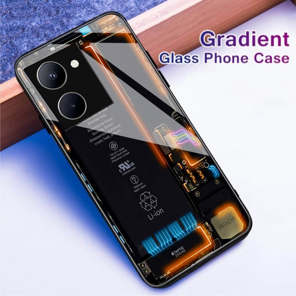 (Q01) Softcase Realme C33 - Softcase Kaca Realme C33 - Case Aesthetic Realme C33 - Case keren Realme