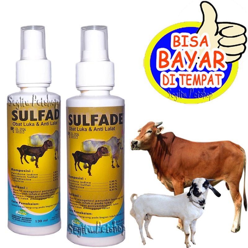 OBAT KORENG SAPI KAMBING LUKA GUDIX ANTI LALAT JAMUR SULFADEX