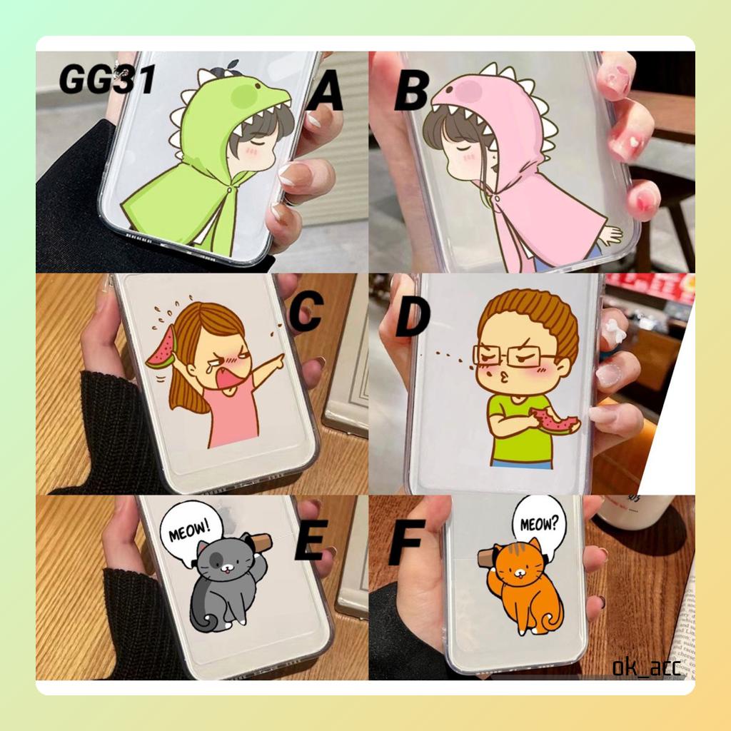 Casing Motif estetika GG31 for Samsung A02 M02 A02s M02s A03 A03s Core A04 A04e A04s A10 A10s A11 M11 A12 A13 A14 A20 A23 A30 A30s A34 M10s A20s A21s A22 A33 A50 A50s A52 A52s 5G A53 A54 J2 Prime Grand