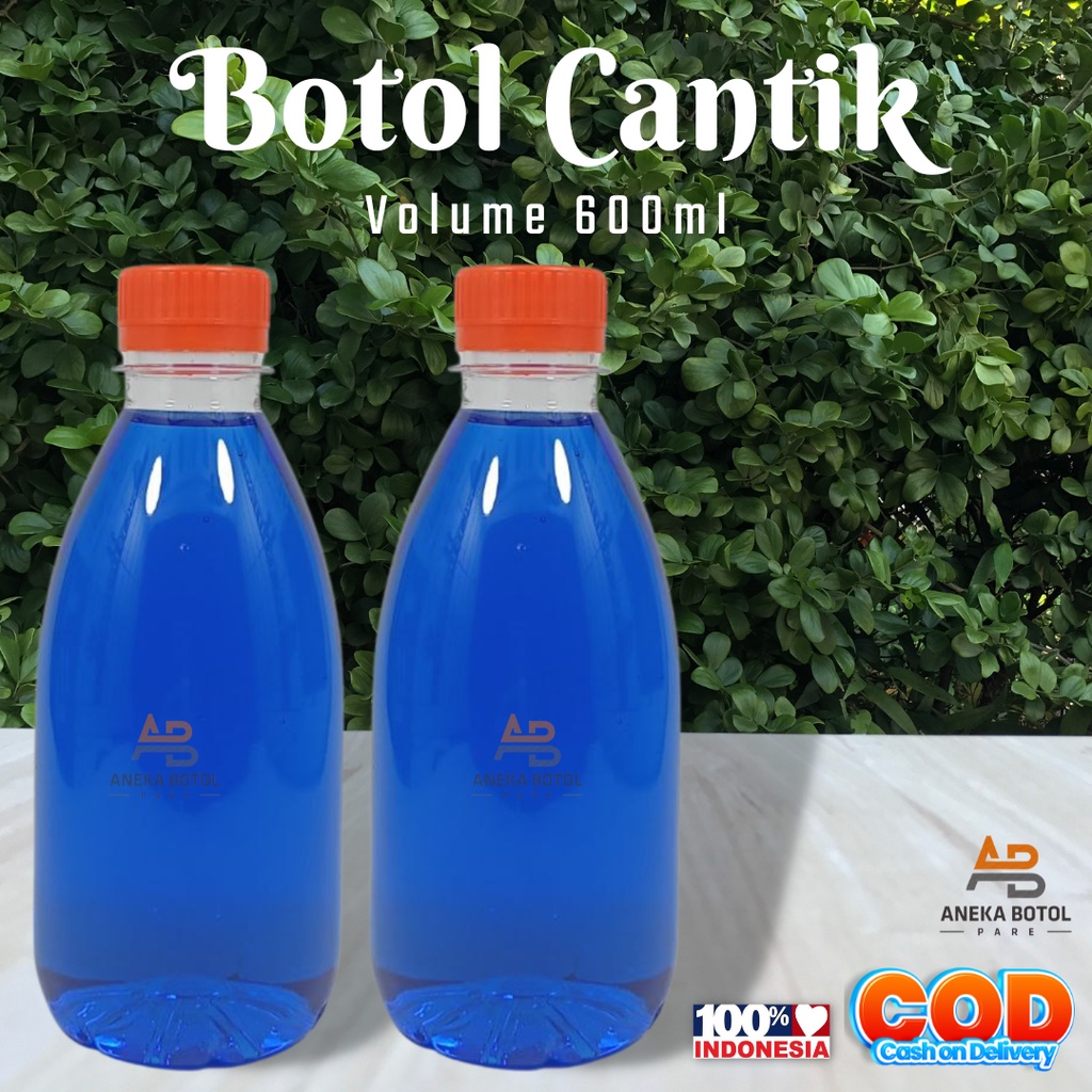 Botol Cantik 600ml Botol Cantik Plastik 600ml Botol Kemasan 600ml Botol Minuman Susu 600ml Botol Min