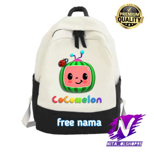 tas cocomelon tas ransel sekolah anak