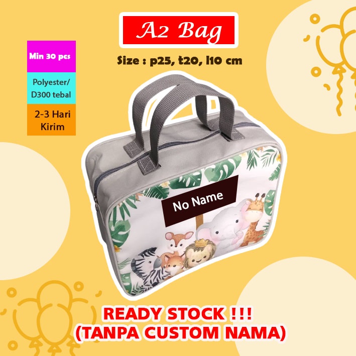 (READY STOCK) 2-3 HARI KIRIM/TAS ULTAH ANIMALS/ULANG TAHUN/ CUSTOM/PREMIUM, BIRTHDAY/FREE DESIGN/Bab