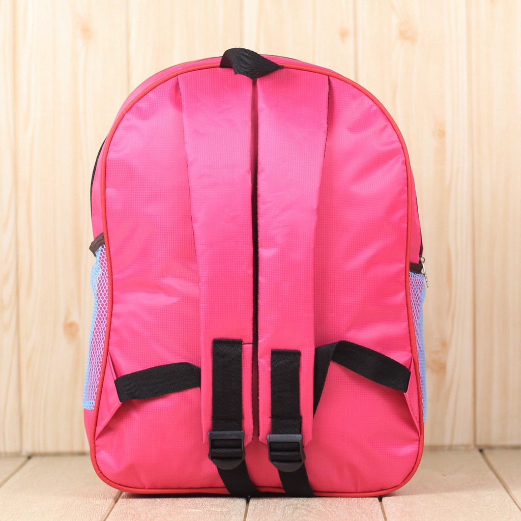 Ransel Sekolah Anak Perempuan Tas Pink Karakter Stumble Lucu Tas Gendong Perempuan Kecil Gratis Botol Minum