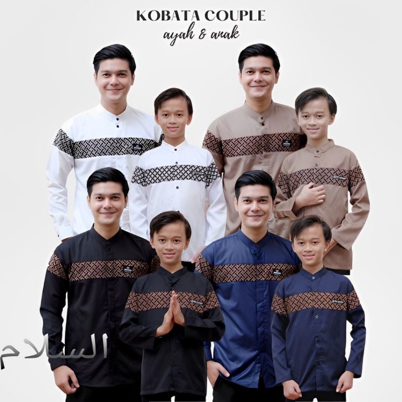 baju Koko pria kemko kobata Qynang anak dan dewasa terbaru terlaris