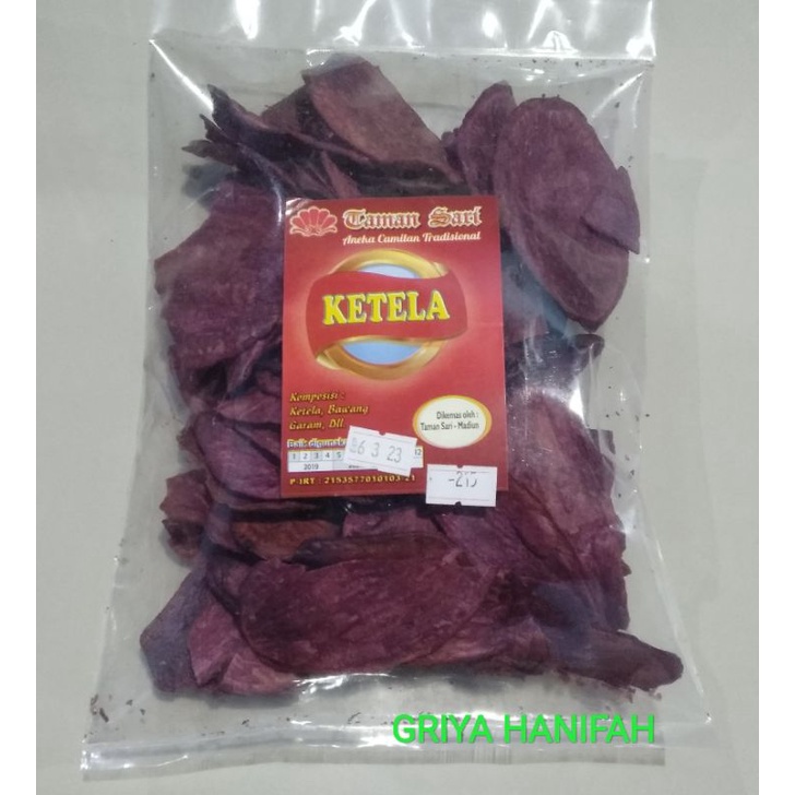 

Kripik ketela ungu, keripik ketela, kripik telo ungu, keripik