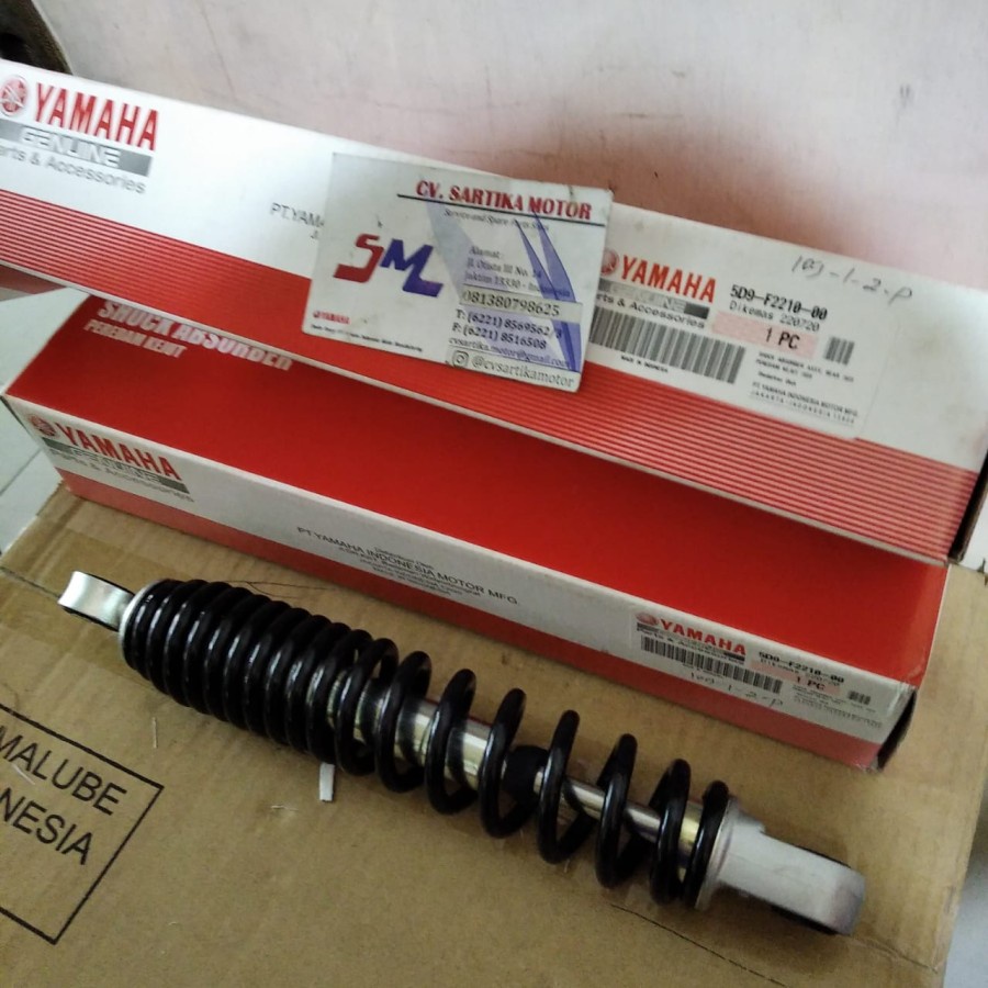 Shock Belakang Vega ZR (5D9) / SHOCK ABSORBER ASSY, REAR (5D9) / 5D9-F2210-00