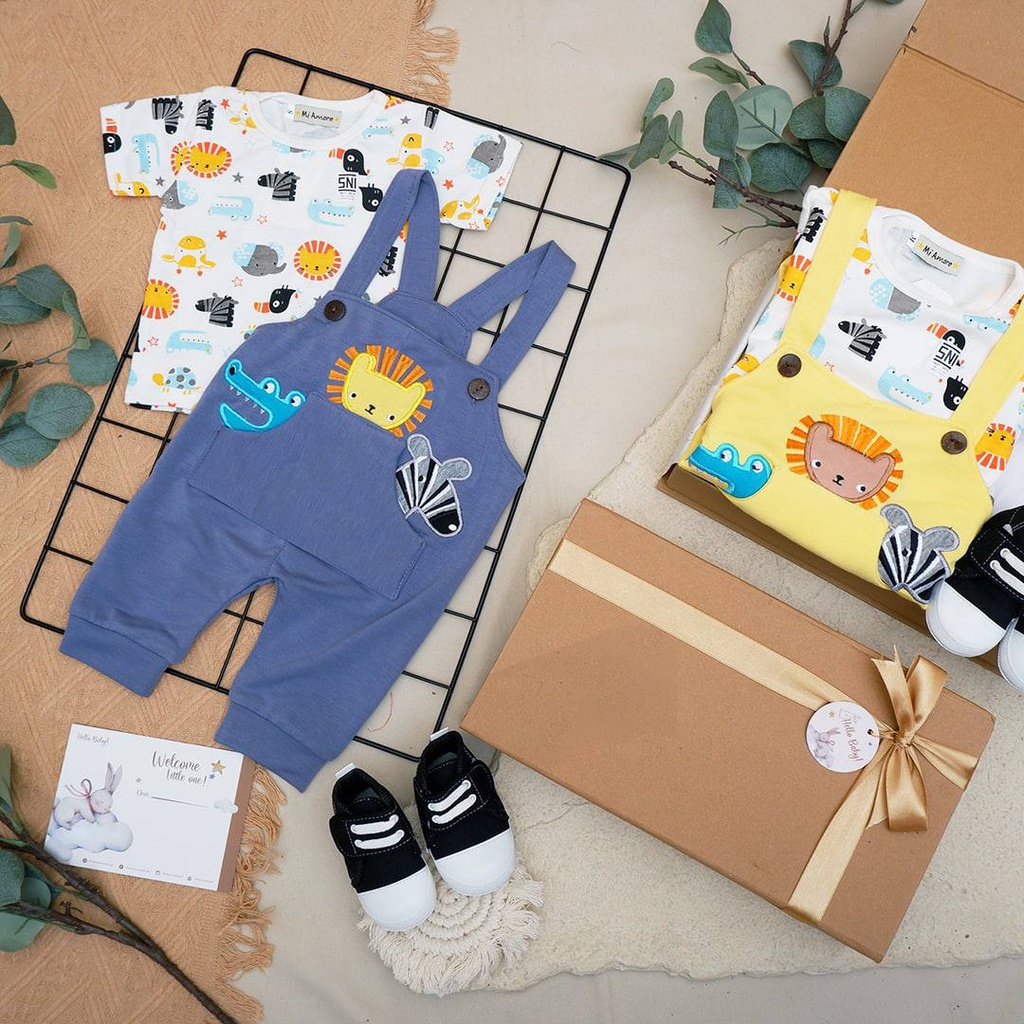 LIO035 Boys Hello Baby Hampers 0-12 months/ Hampers bayi newborn/ Kado bayi/ baby boys gift set