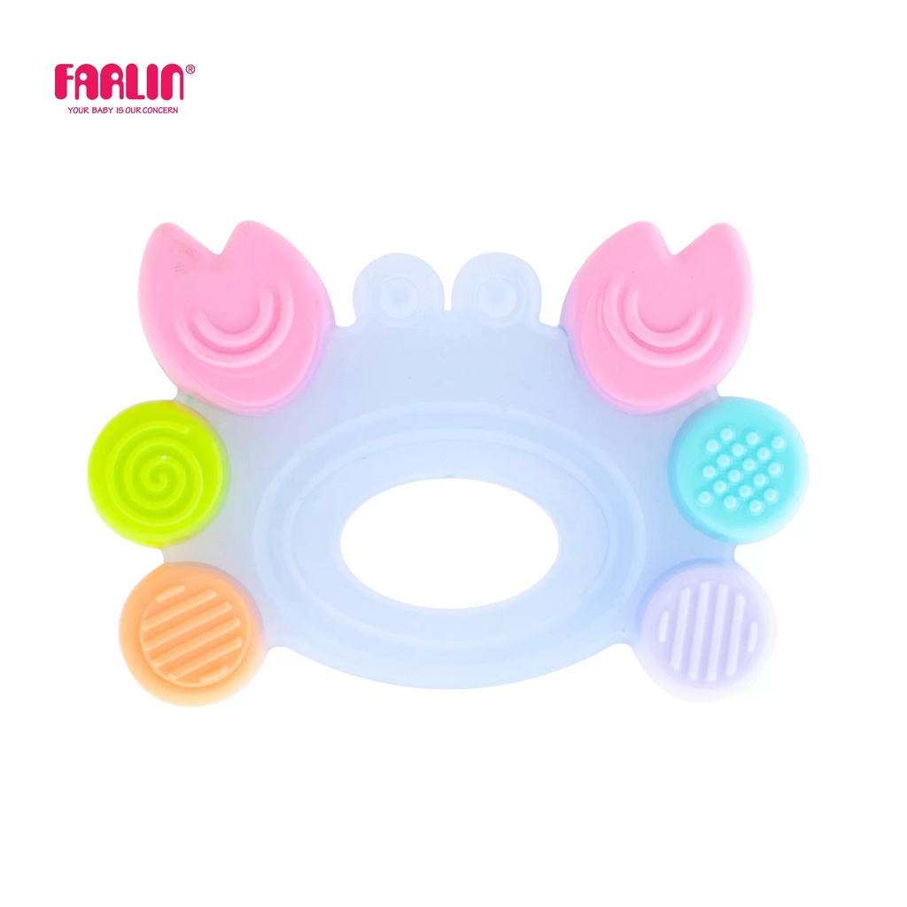 Farlin Aquarium Silicone Teether Crab 6+