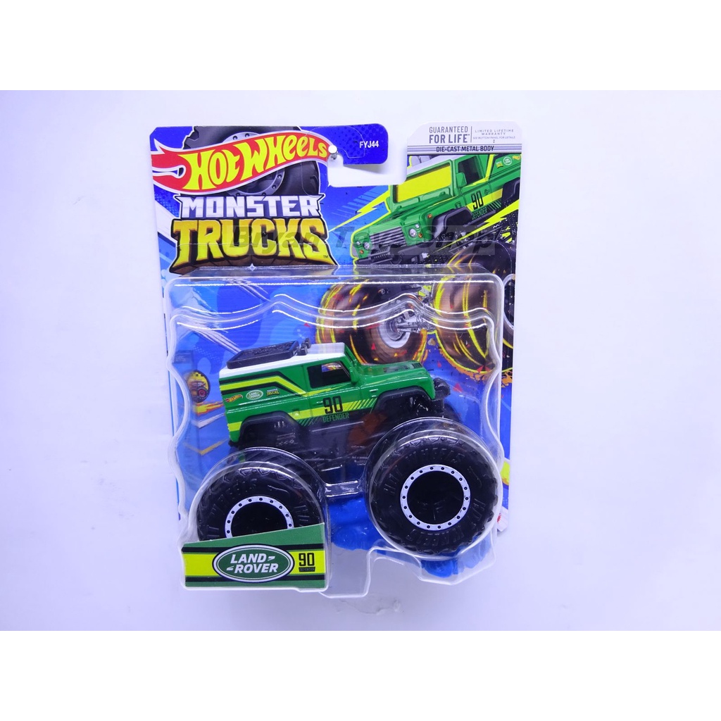 Hot Wheels  Monster Trucks Land Rover Hijau No. 90