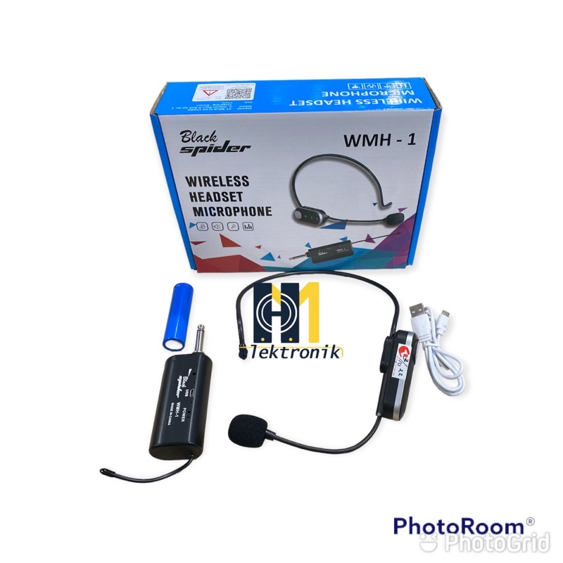 Mic Black Spider wmh 1 Mic wireless Bando / Headset blackspider
