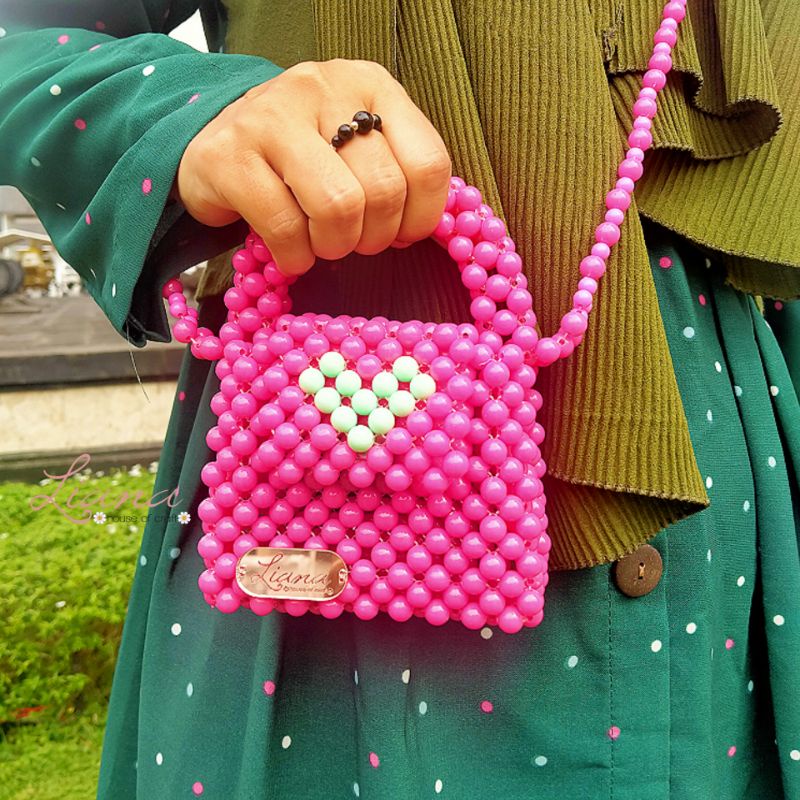Mini Sling Bag Tas Selempang Pink Fanta Series