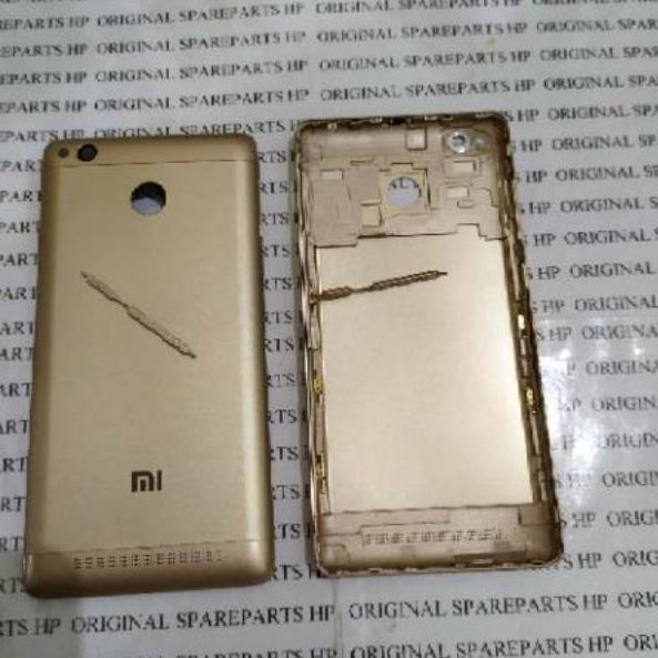 Super Aman BACKDOOR TUTUP BATERAI HOUSING XIAOMI REDMI 3S 3 PRO ORIGINAL