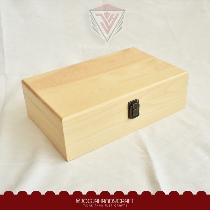 Premium Wooden Watch Box / Kotak Jam Tangan Kayu 10 Slot / Tempat Jam Tangan Pine Wood