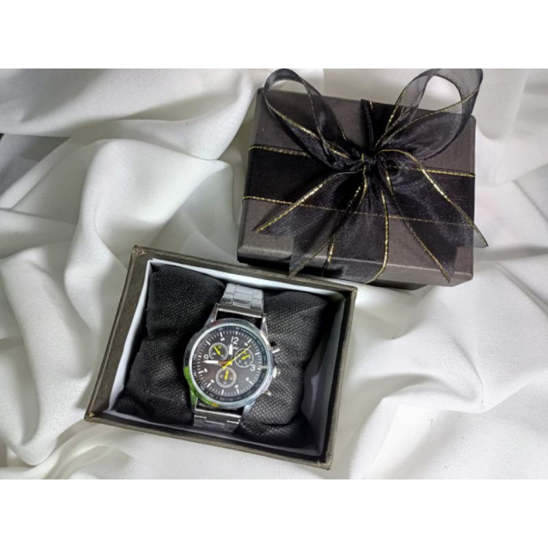 Hampers Jam tangan cowo premium,kado birthday pria
