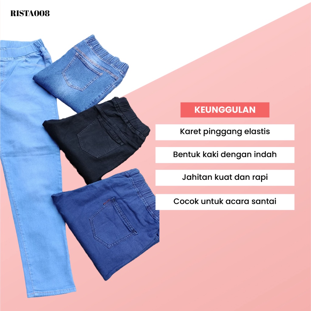 Legging Skinny Jeans Long Pants Celana Panjang Sehari Hari Wanita Outfit Remaja Terlaris