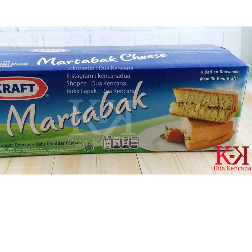 

SALE!!Cheese Keju Cheddar Kraft Martabak 2 KG Processed Cheddar Cheese|KD7