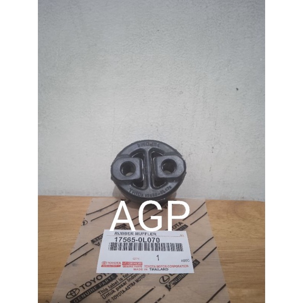 Karet Gantungan Knalpot Original Innova Fortuner Hilux Vios Yaris 17565-0L070