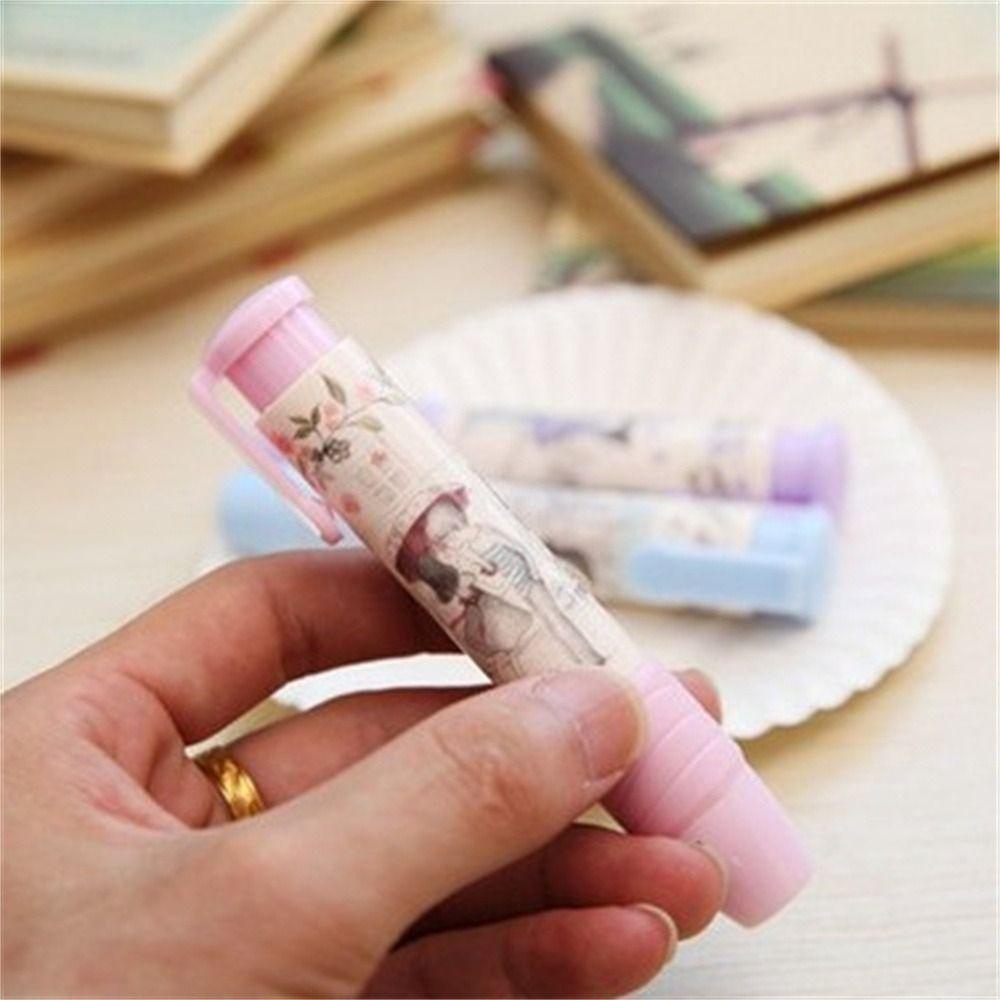 [Elegan] Eraser Fashion Novelty Pen Type Siswa Anak Hadiah Alat Tulis Bentuk Pulpen Eraser