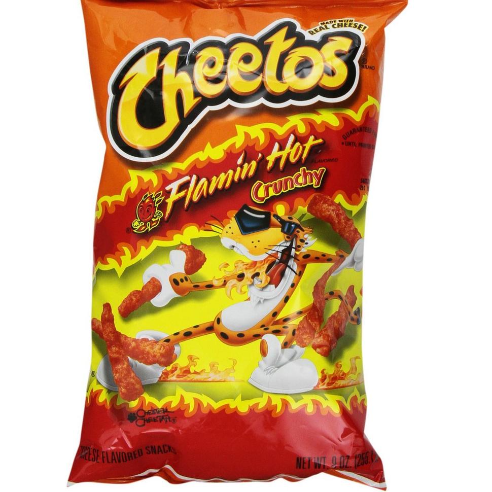 

New[Y43K]✪| CHEETOS FLAMIN HOT CRUNCHY 227Gr USA langsung kirim