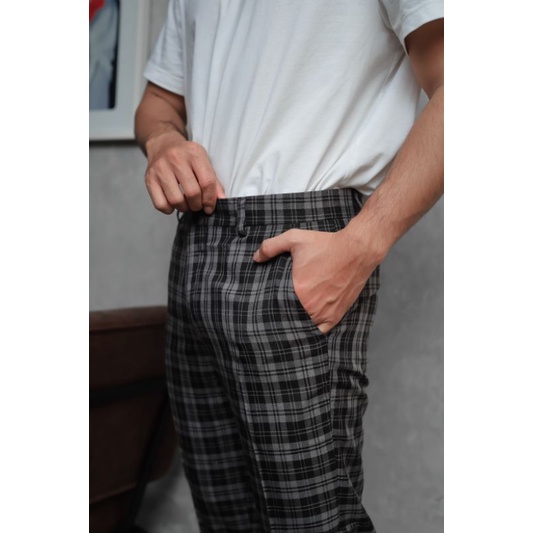 Mubeng Ankle New Motif Tartan Pants Series (LIMITED)