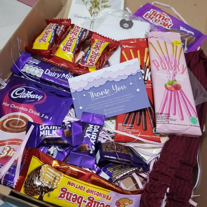 BIG BOX HAMPERS PREMIUM / BIG BOX SNACK RANDOM BIRTHDAY FAREWELL