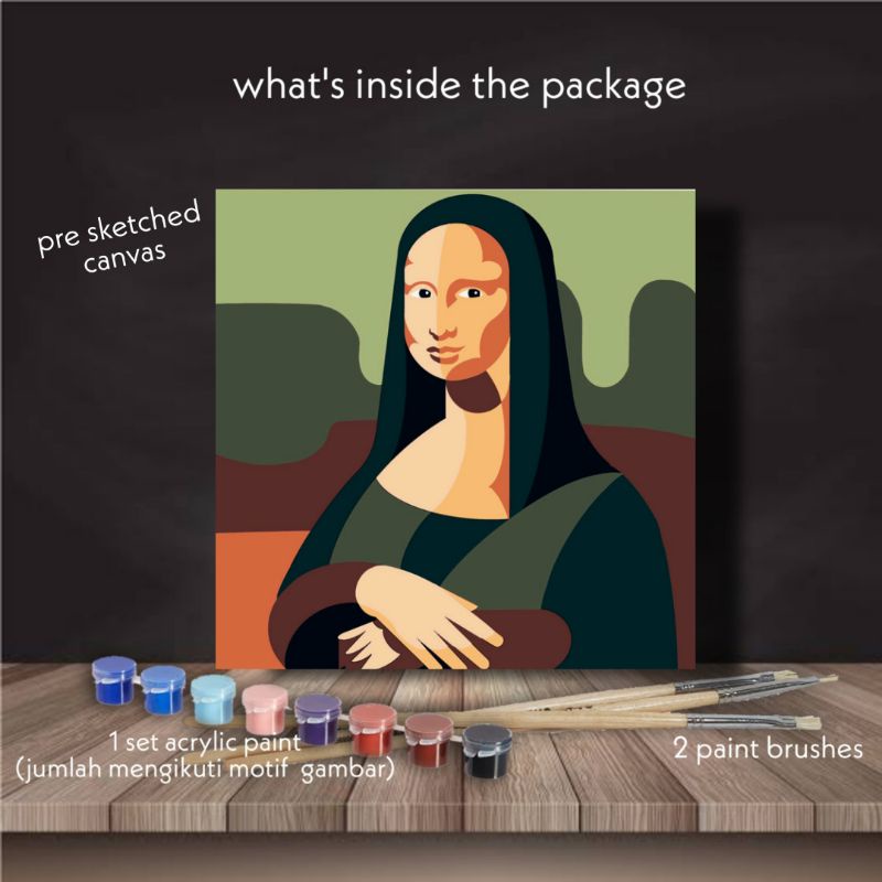 

Van Gogh MONALISA paint by numbers create art