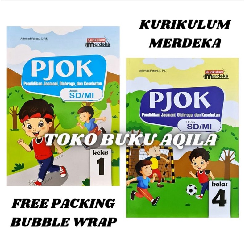 Jual Buku PJOK Untuk Kelas 1 Dan 4 SD/MI Kurikulum Merdeka CV Wahana ...