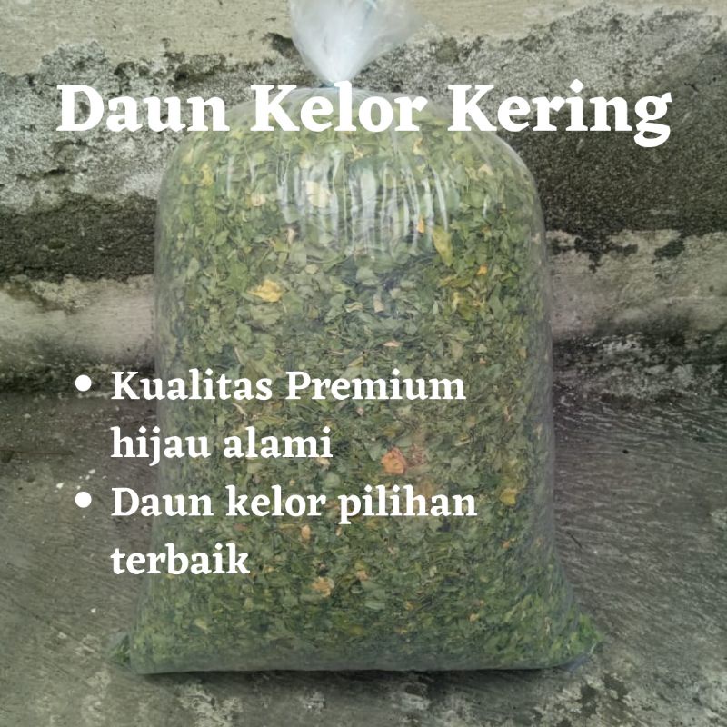 

Daun Kelor Kering 1kg Moringa Kualitas Premium Murni 100% / Teh Daun Kelor