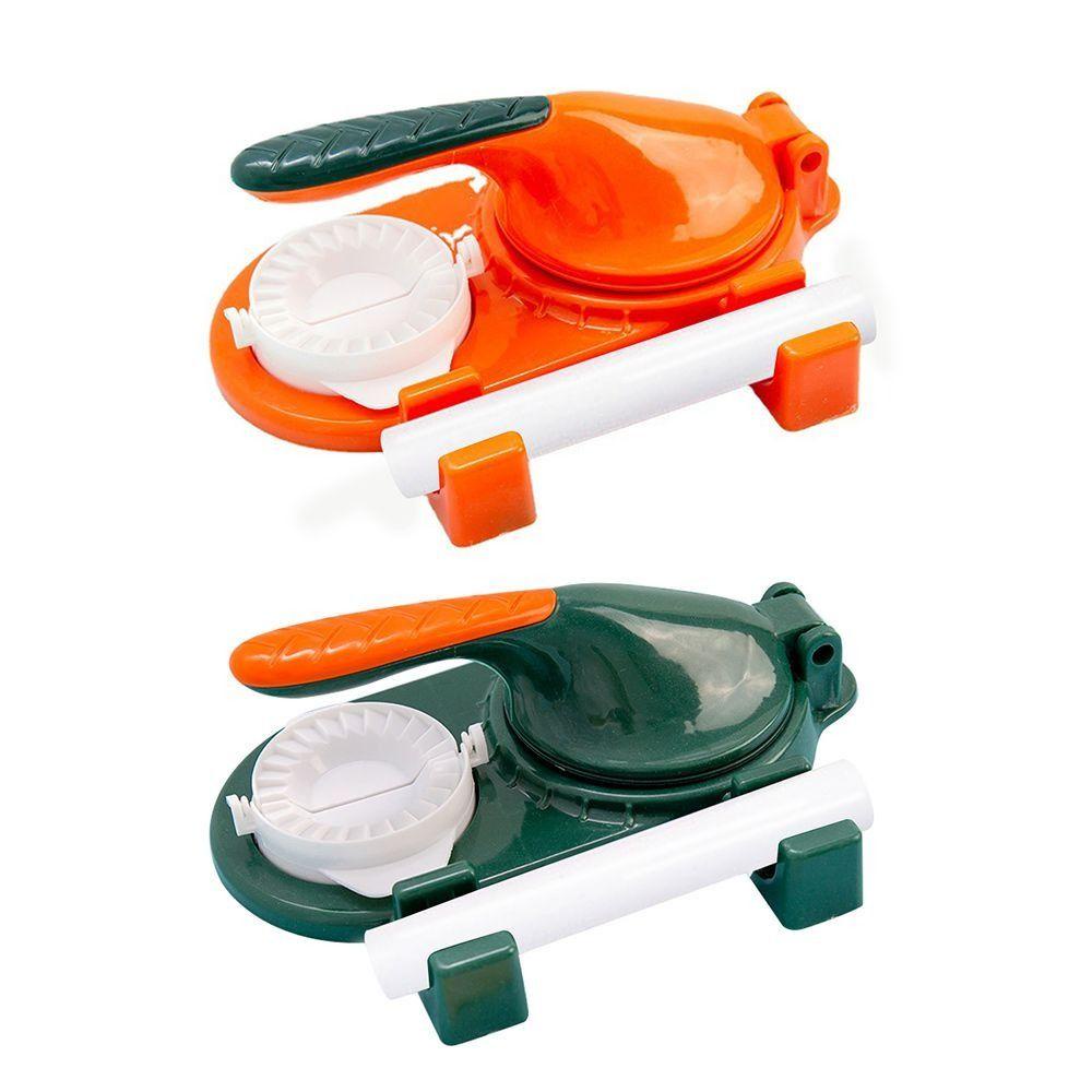 Populer Dumpling Maker New Design Cetakan Bungkus Pangsit 2in1 Dumpling Skin Maker
