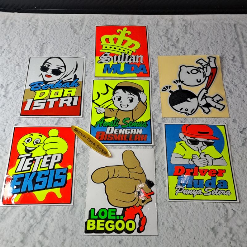 

STICKER BADBOY,ONE PIEACE CUTTING STICKER