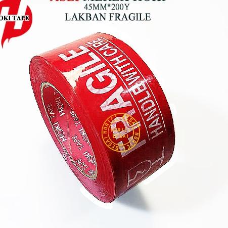 

Get Surprise ASLI FULL MEREK HOKI LAKBAN FRAGILE 45MM*200Y JANGAN DI BANTING ISOLASI