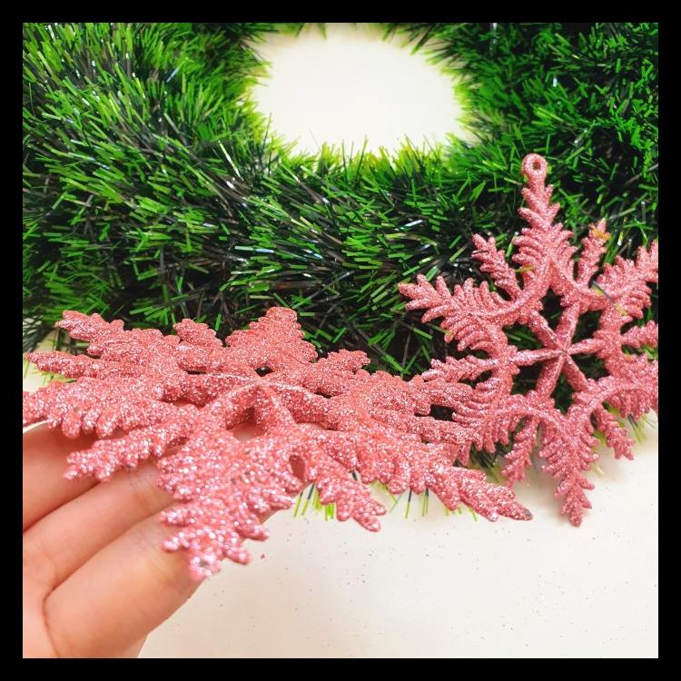 

SNOWFLAKE PINK ISI 2 MURAH HIASAN NATAL KEPINGAN SALJU DEKORASI PARCEL BARU