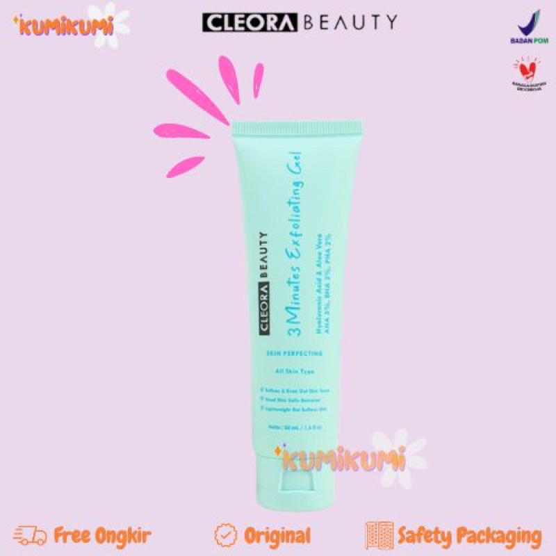 READY Cleora 3 Minutes Exfoliating Gel cleora peeling gel cleora face peeling cleora exfoliate Ready